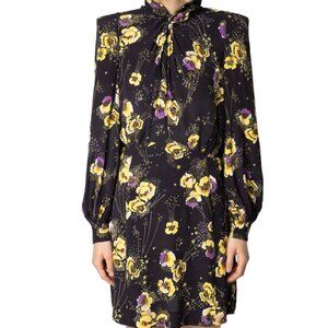 Zadig & Voltaire Ryda Crepe Yoko Strass Noir Dress